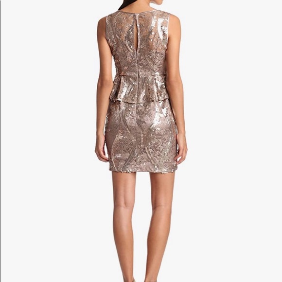 Adrianna Papell peplum sequin dress - Picture 2 of 5